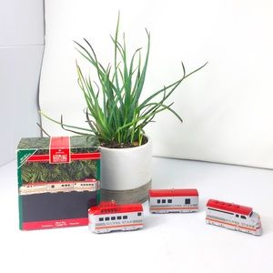 VTG Hallmark Keepsake Christmas Ornament Train Set